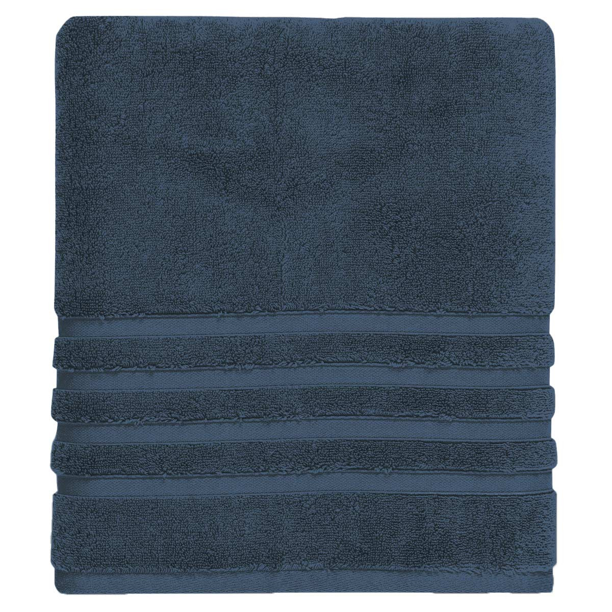Maxi drap de bain 600 g/m²  indigo 100x150 cm