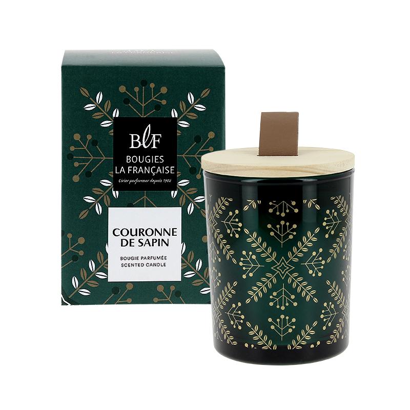 Bougie parfumée couronne de sapin Bougie parfumée couronne de sapin