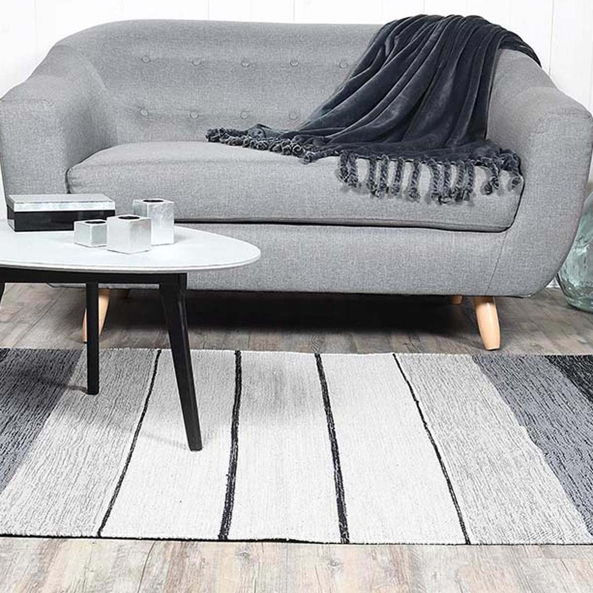 Tapis d'intérieur antidérapant noir 70x150 cm Tapis d'intérieur antidérapant noir 70x150 cm