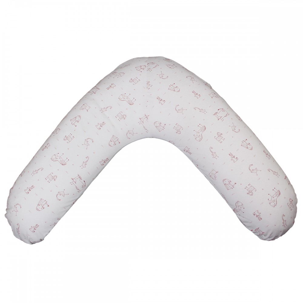 Coussin de maternité déhoussable 160 cm rose foncé Coussin de maternité déhoussable 160 cm rose foncé