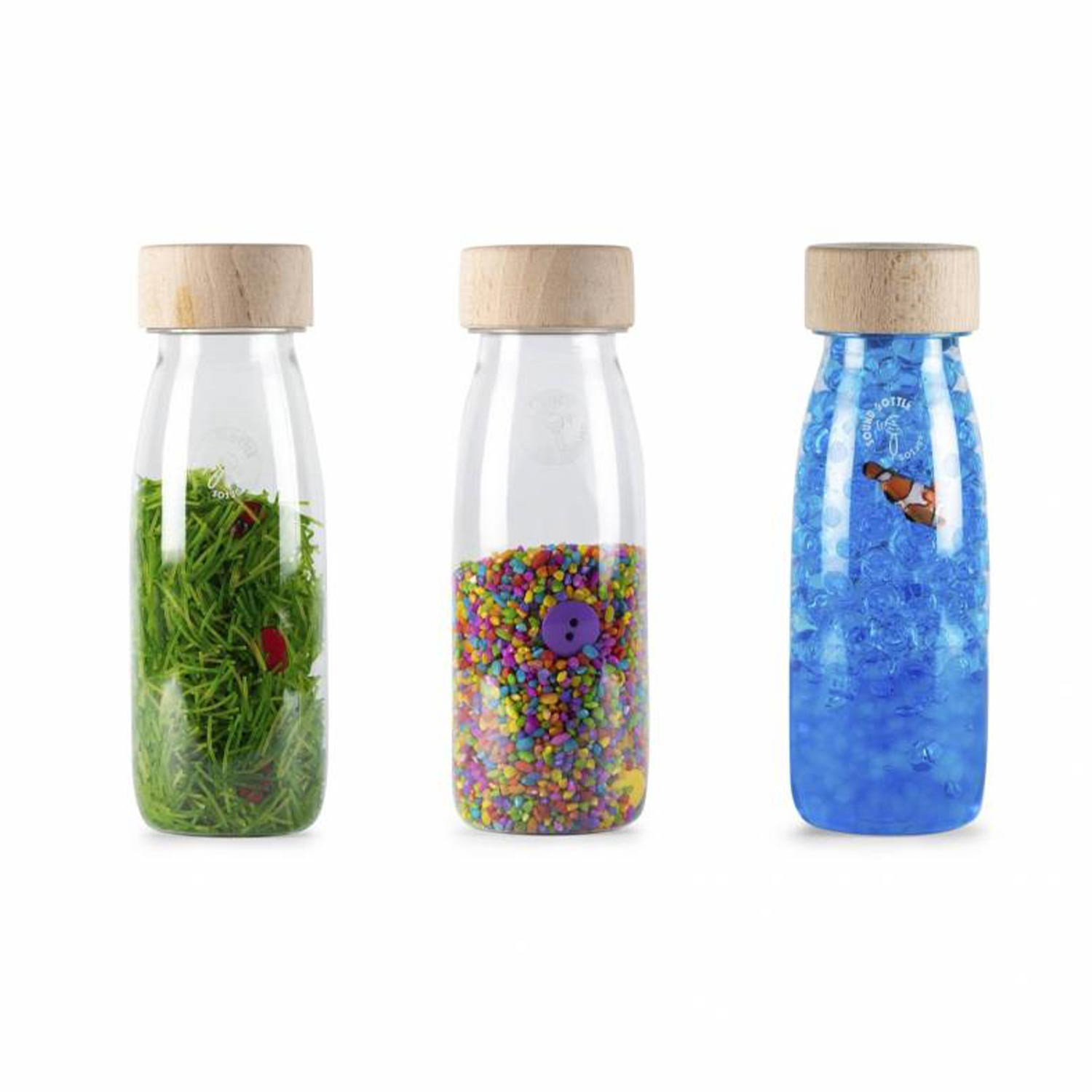 Lot de 3 bouteilles sensorielles Eco Lot de 3 bouteilles sensorielles Eco