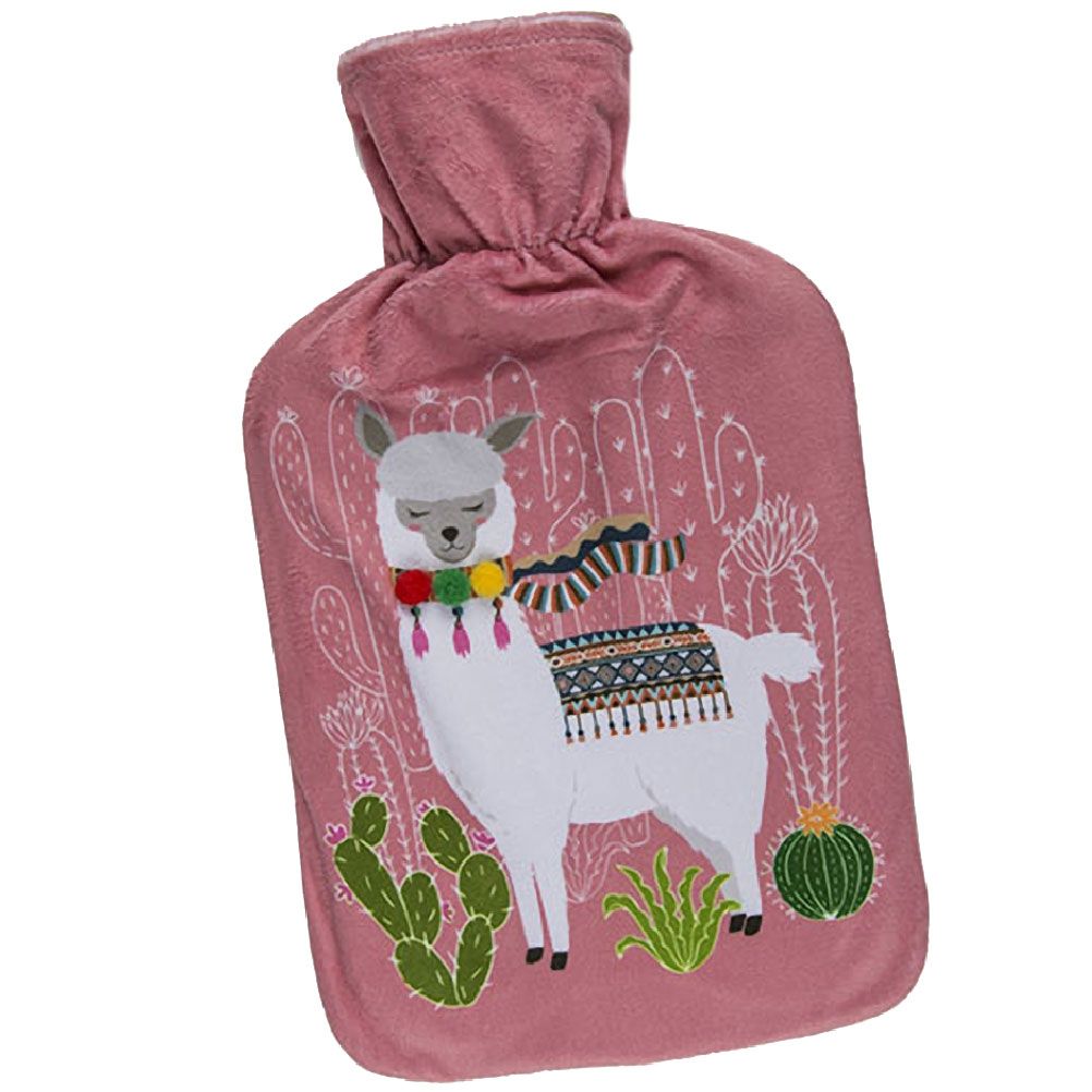 Bouillotte rose lama Bouillotte rose lama