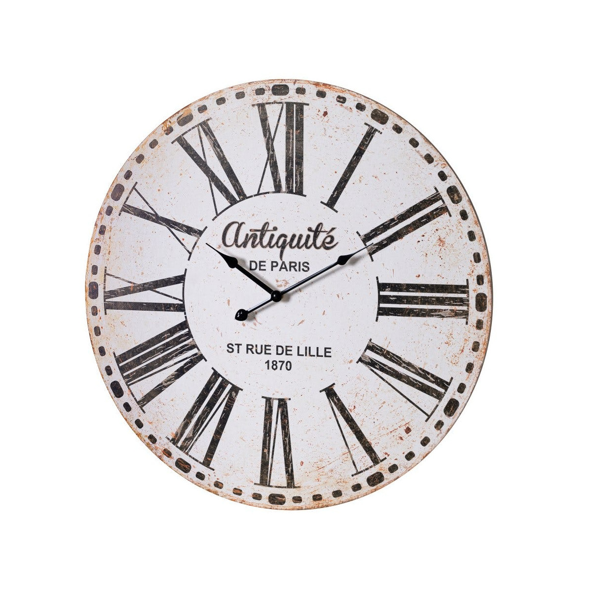 Horloge murale ronde en bois D60cm Horloge murale ronde en bois D60cm