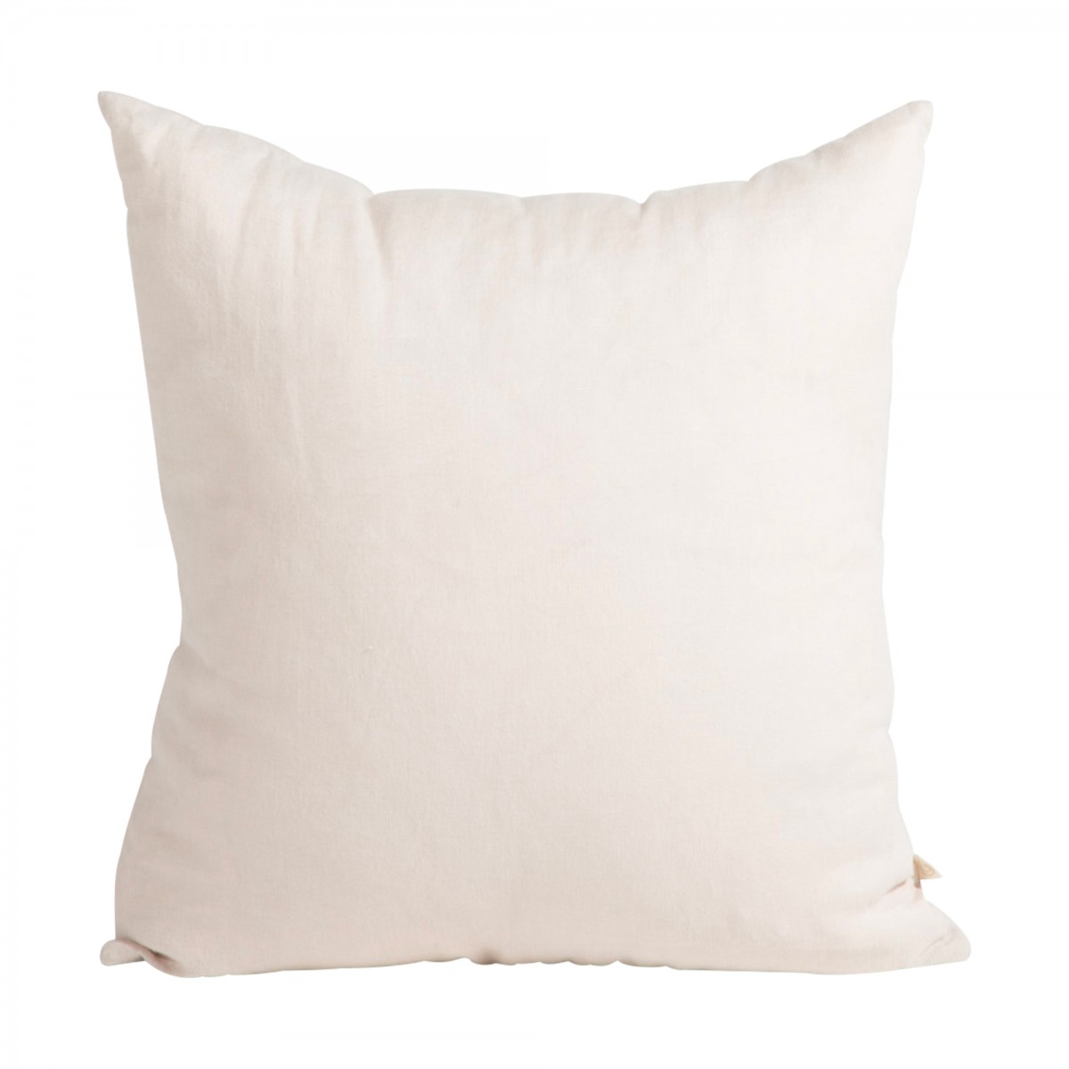 Coussin en lin lavé beige 45x45 Coussin en lin lavé beige 45x45