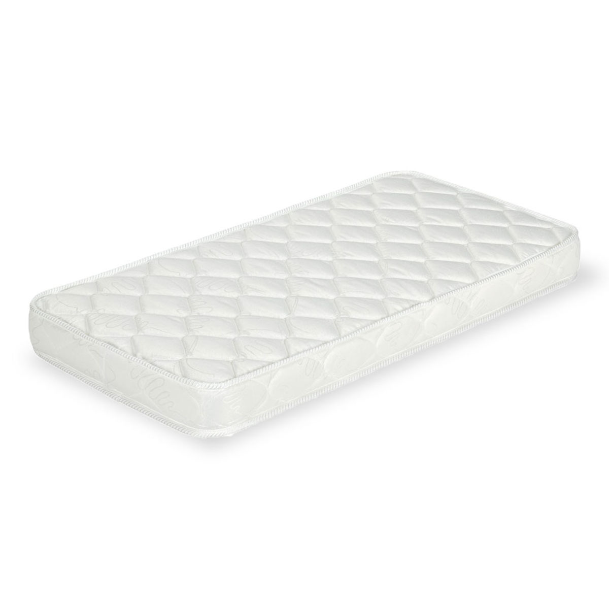 Matelas bébé mousse blanc 60x120 cm (ID Kids) - Couverture