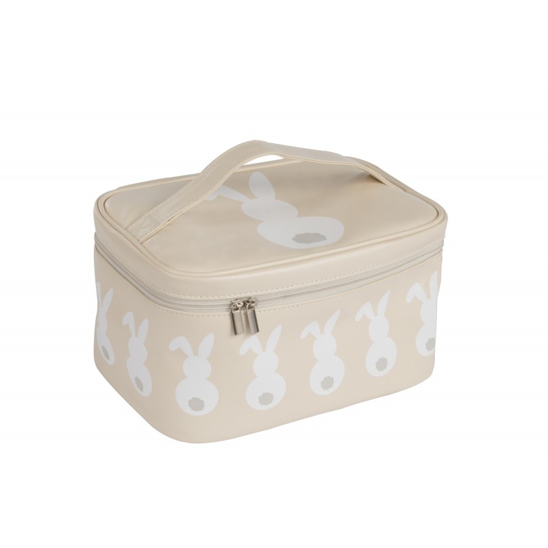 Trousse de toilette beige/gris Trousse de toilette beige/gris