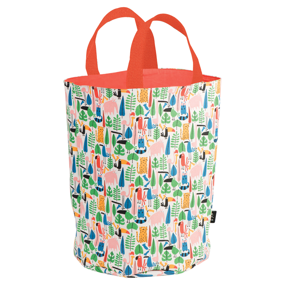 Corbeille à jouets / linge la jungle coton multicouleur Corbeille à jouets / linge la jungle coton multicouleur