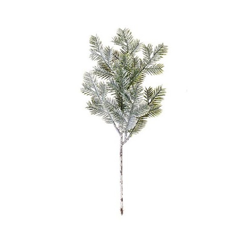 Branche de sapin blanchie H35cm Branche de sapin blanchie H35cm