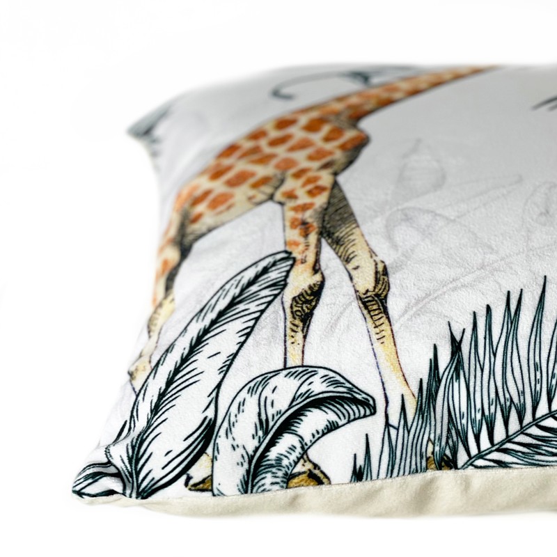 Coussin 40x40cm Multicolore Animaux Jungle (99Déco) - Image 2
