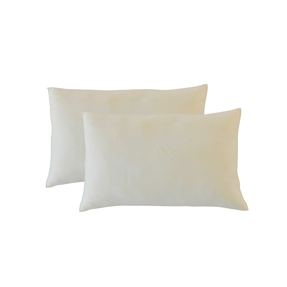 Lot de 2 oreillers 30x50 Mémoire de forme s Lot de 2 oreillers 30x50 Mémoire de forme s