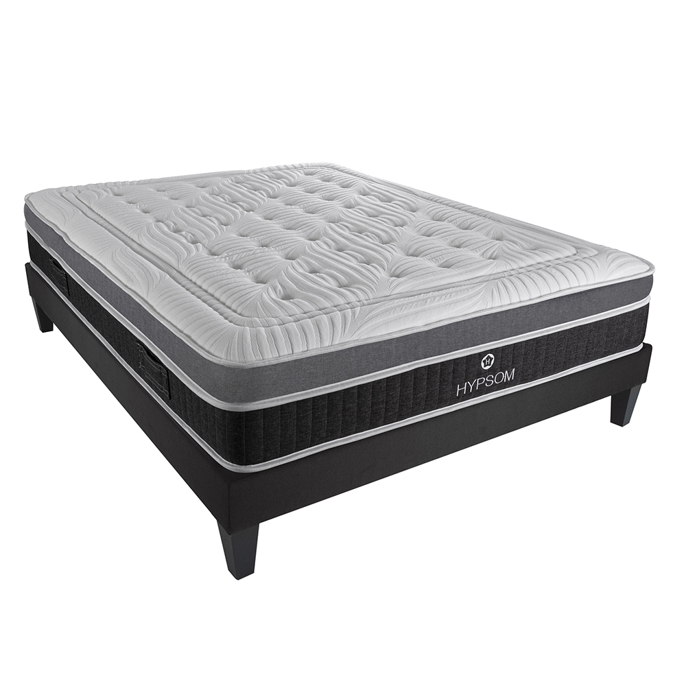 Ensemble Elégance 140x190 Matelas + Sommier Bois Ensemble Elégance 140x190 Matelas + Sommier Bois