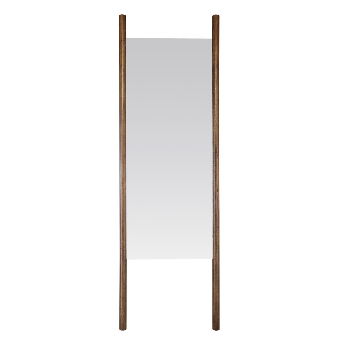 Miroir à poser en bois marron foncé 54 x 170 cm Miroir à poser en bois marron foncé 54 x 170 cm