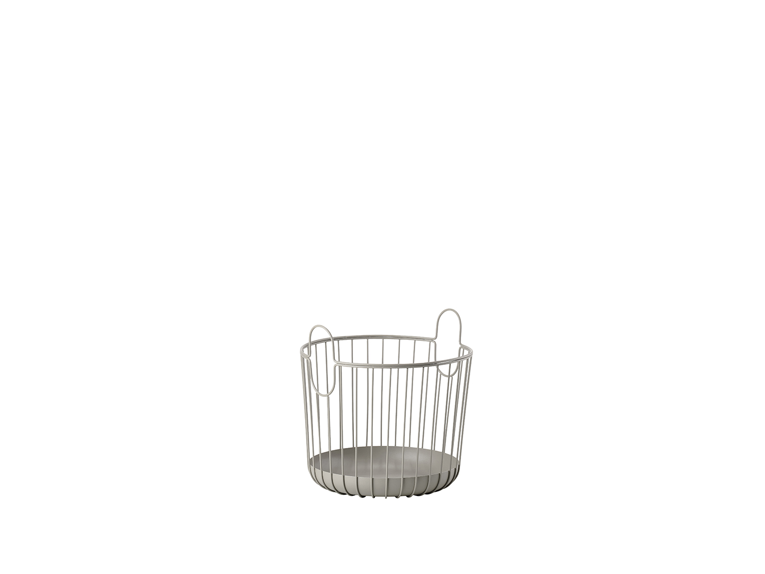 Panier en fer taupe Panier en fer taupe