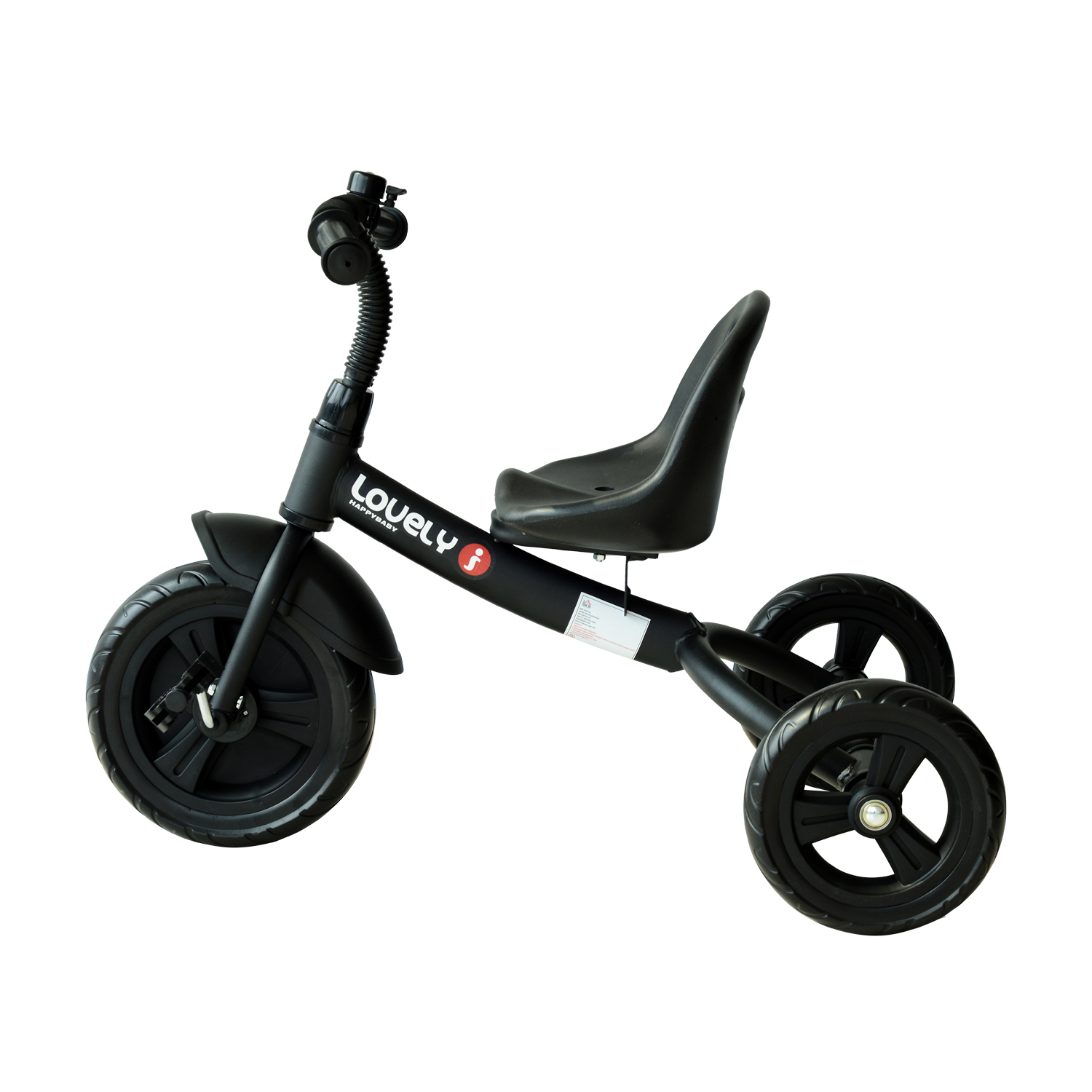 Tricycle enfants multi-équipé noir (Homcom) - Image 1