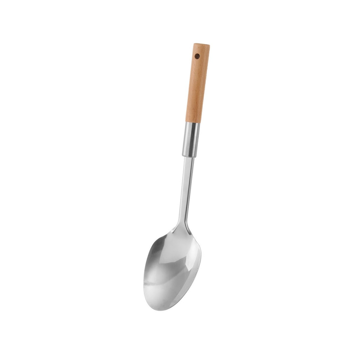 Cuillère à Sauce en acier inoxydable et bois hêtre