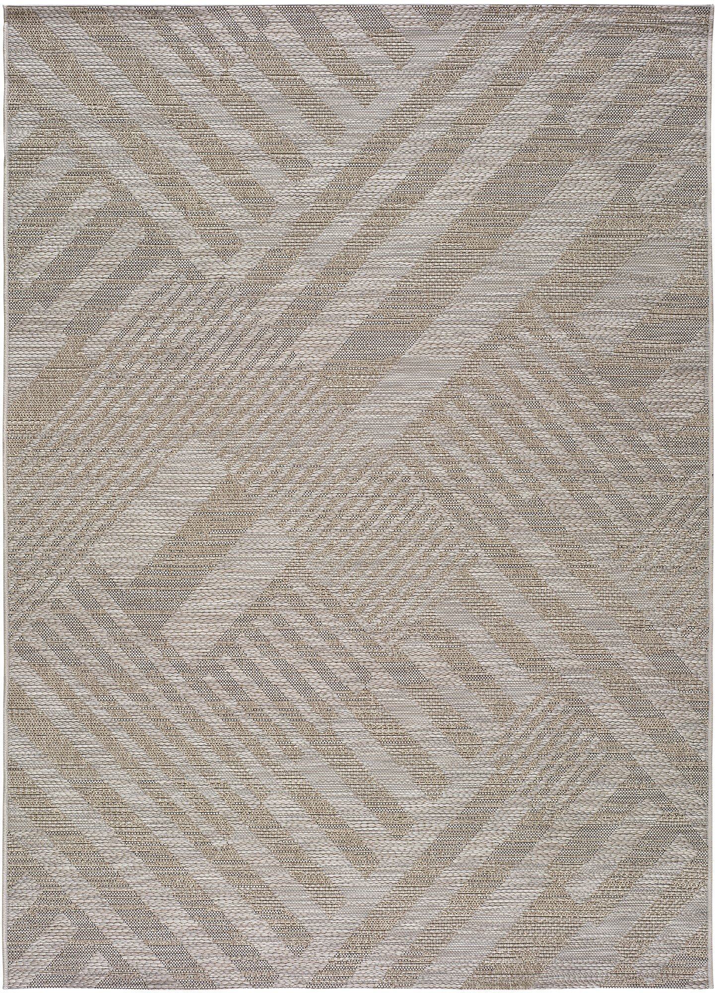 Tapis d'extérieur-intérieur beige 120X170 cm