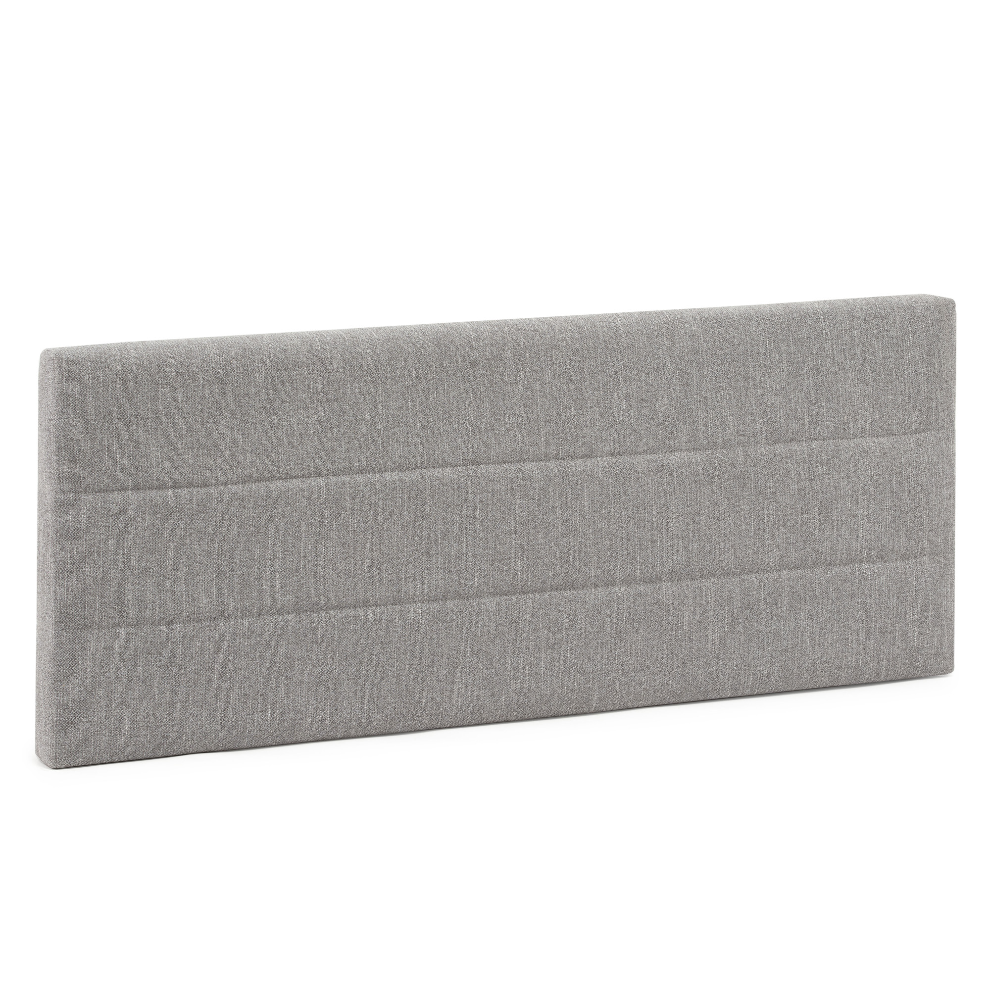 Tête de lit tapissée 160x60 cm couleur gris, 8 cm d'épaisseur