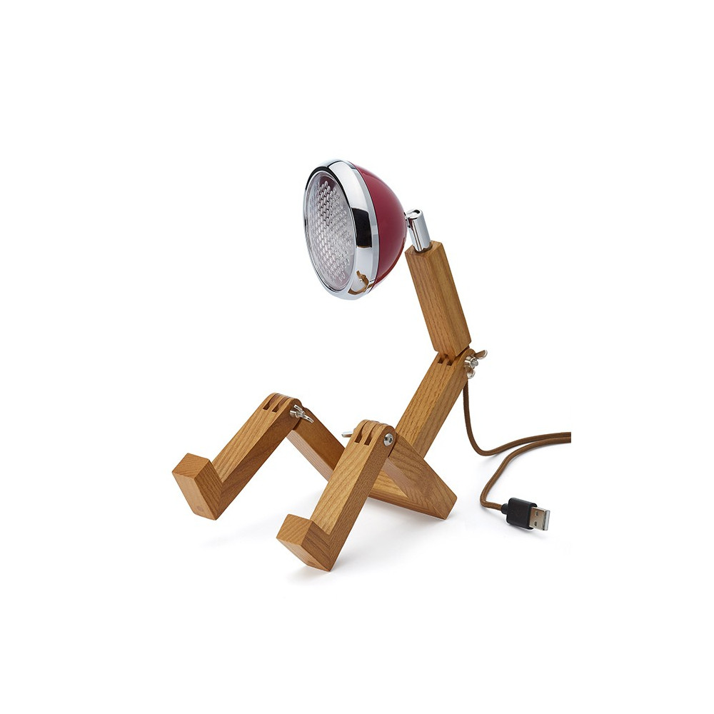 Lampe de table Mini Mr. Wattson rouge cerise Lampe de table Mini Mr. Wattson rouge cerise