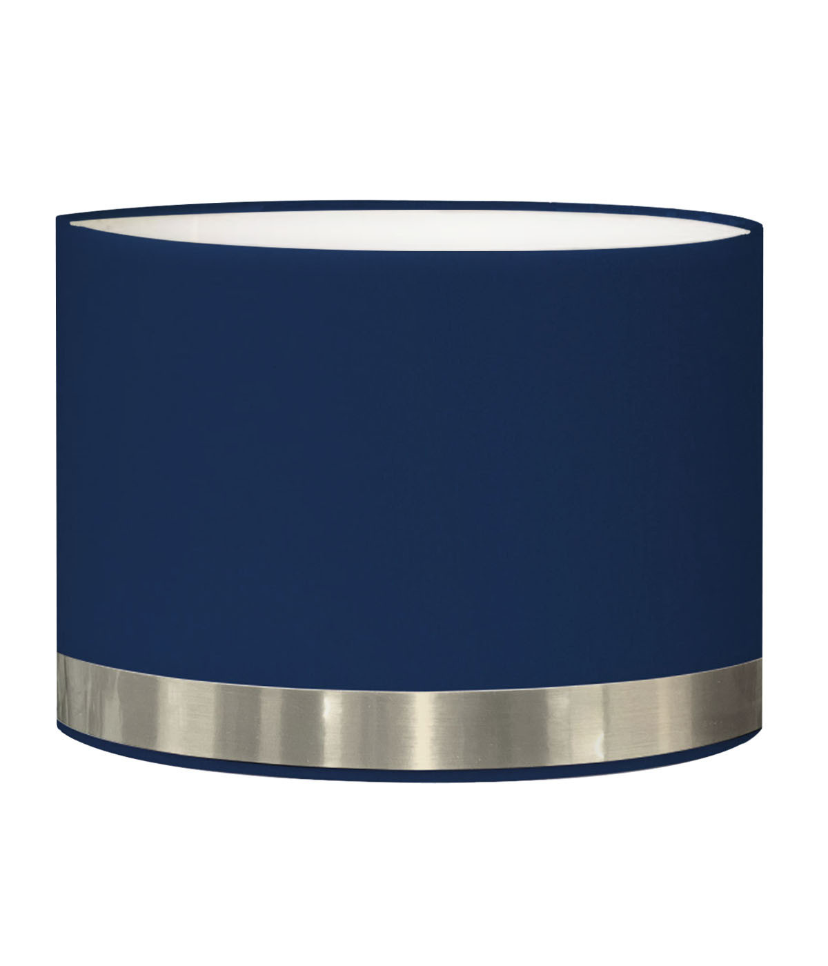 Abat-jour pour chevet rond bleu jonc aluminium T 25 x H 20 Abat-jour pour chevet rond bleu jonc aluminium T 25 x H 20