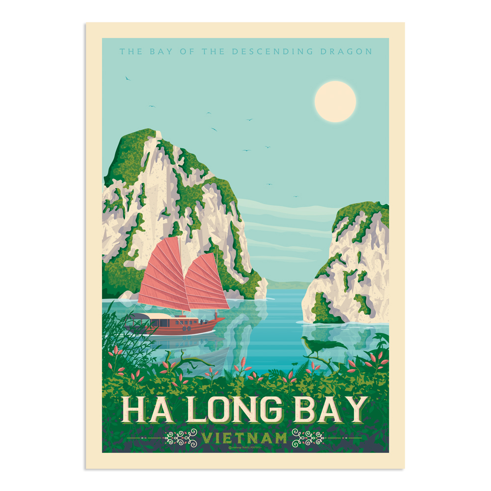 Affiche Ha Long Bay  50x70 cm