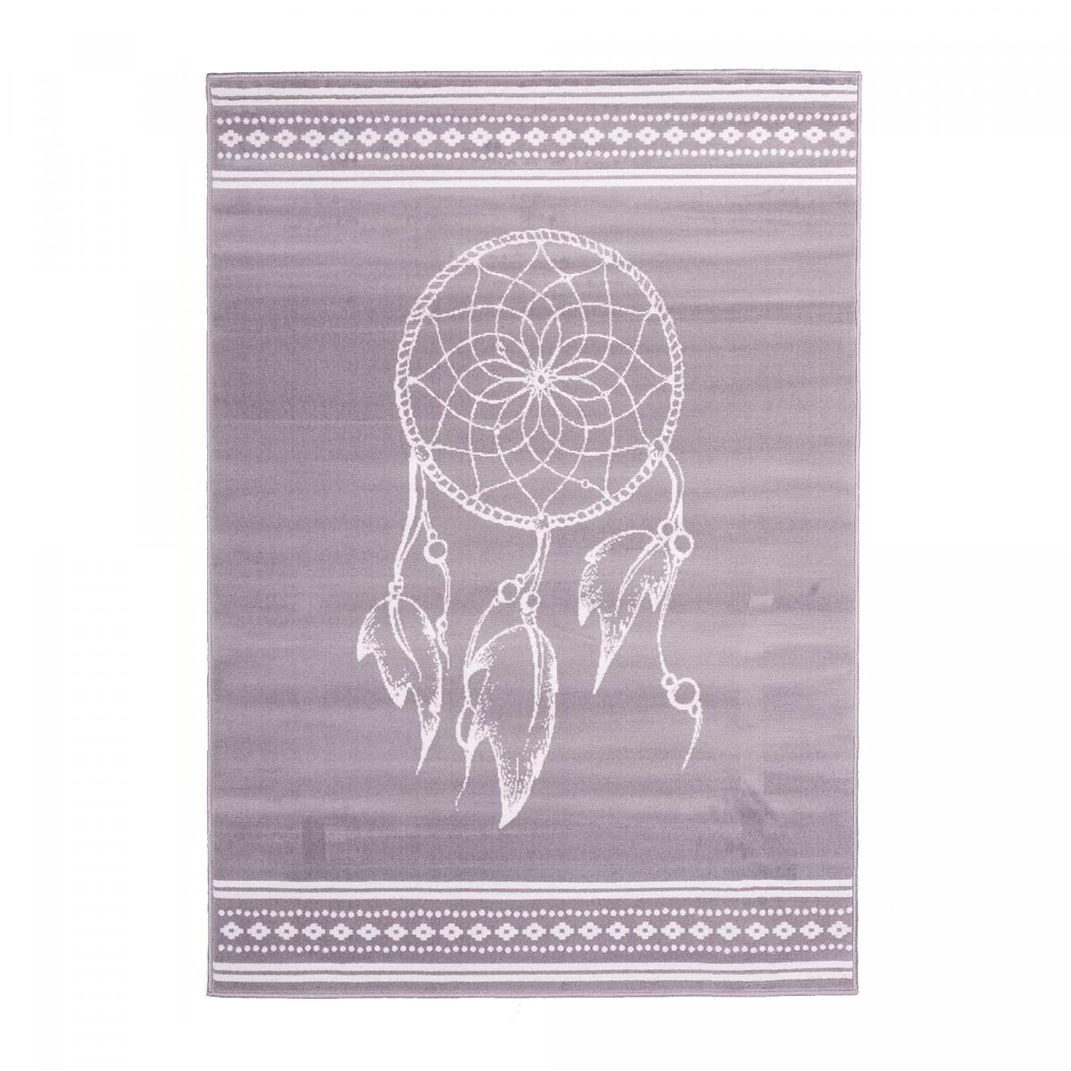 Tapis enfant gris 60x110