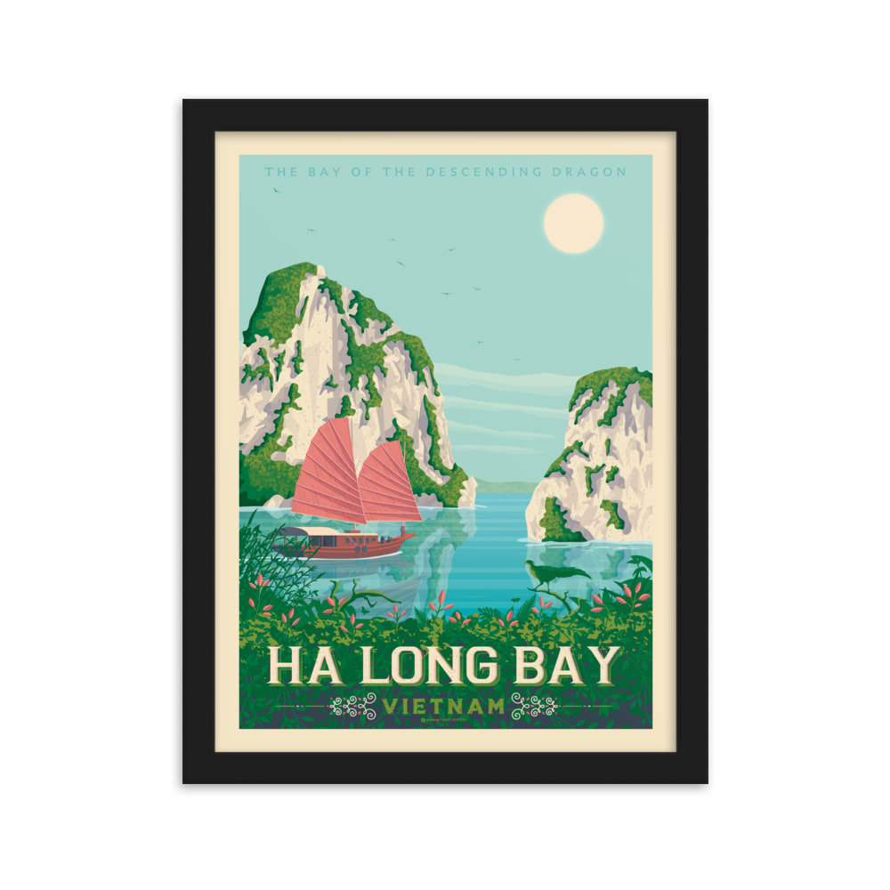Affiche Ha Long Bay  21x29,7 cm