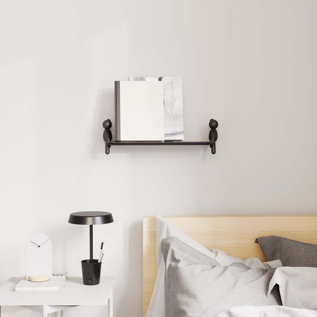 Etagère buddy en acier noir