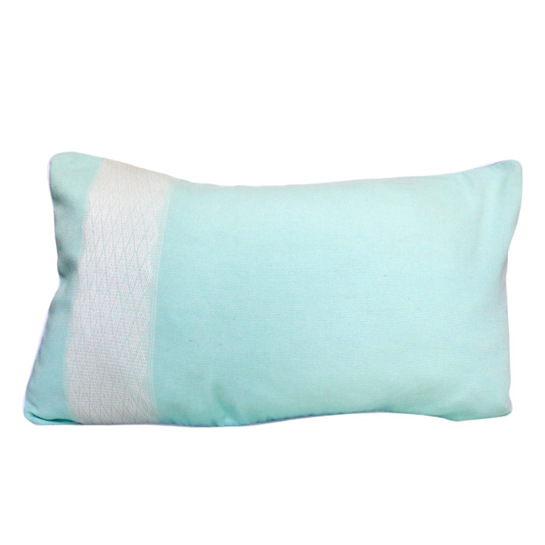 Coussin éthique en coton céladon 30x50 Coussin éthique en coton céladon 30x50