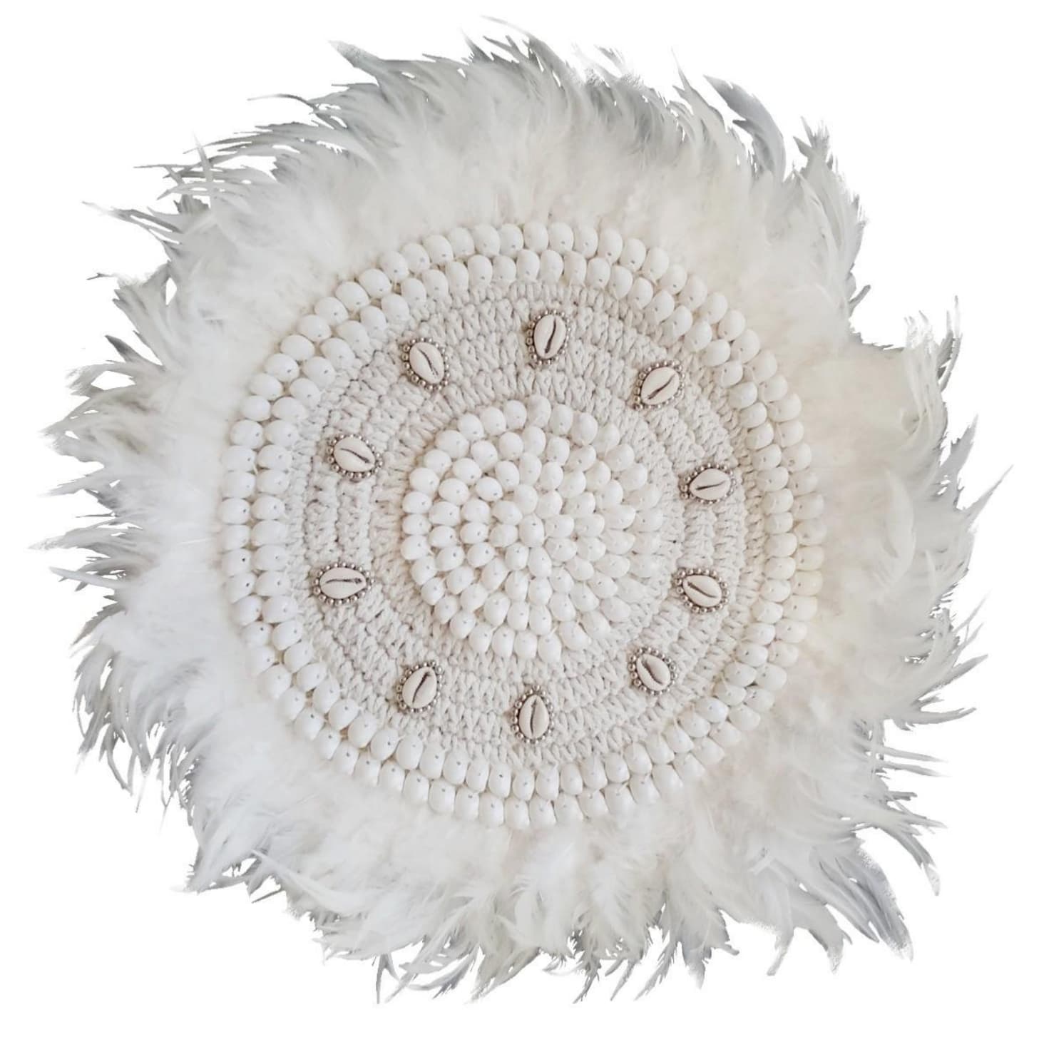 Décoration murale blanche D40 cm Décoration murale blanche D40 cm