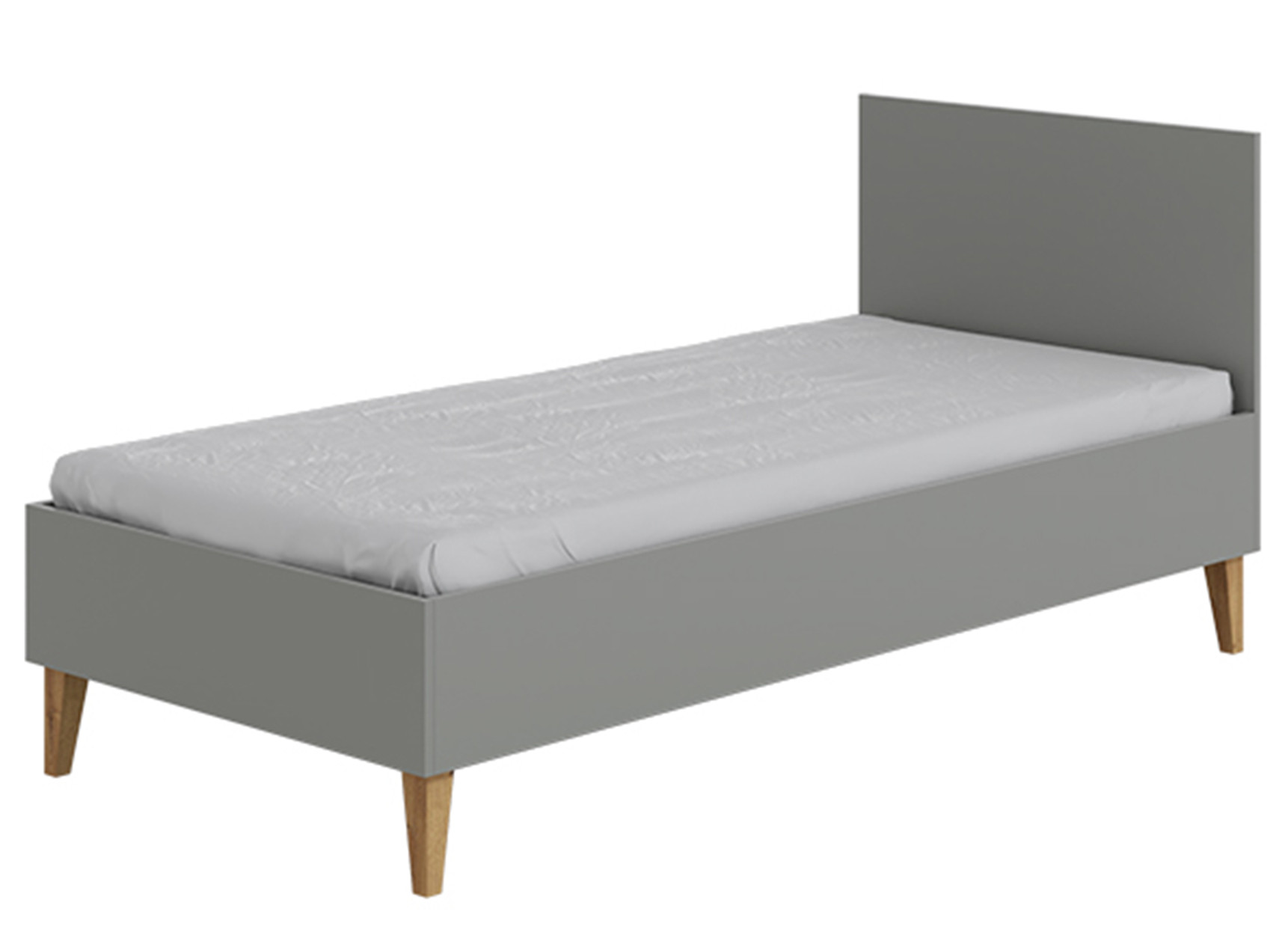 Lit enfant 80x180 Gris et Chêne Lit enfant 80x180 Gris et Chêne