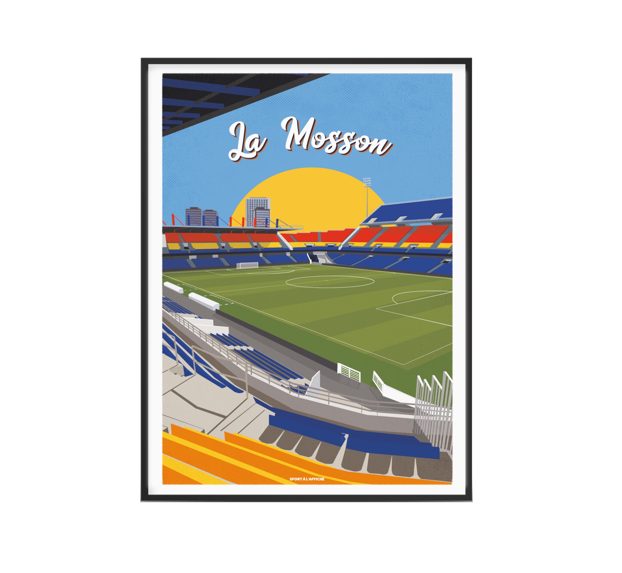 Affiche Football - Stade de la Mosson 40 x 60 cm