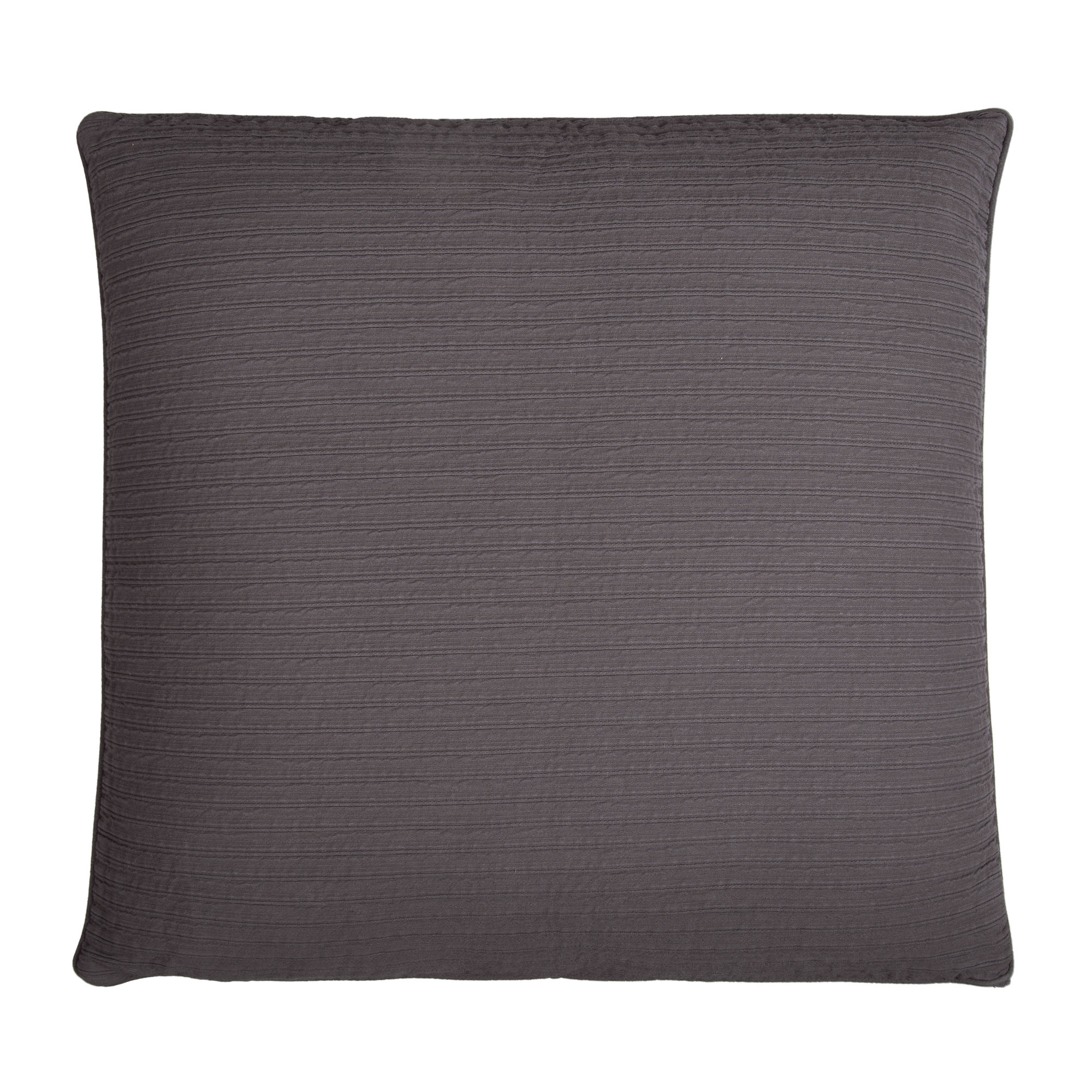 Housse de coussin en coton 45x45 cm Gris Housse de coussin en coton 45x45 cm Gris
