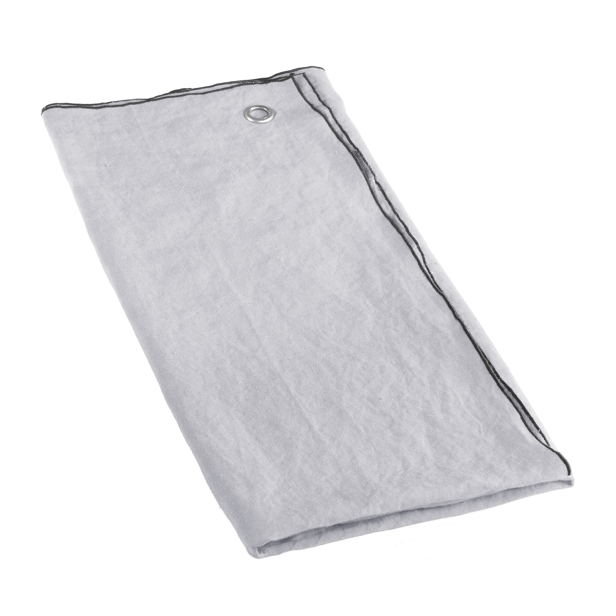 Torchon en lin lavé 58x80 cm Gris Argent Torchon en lin lavé 58x80 cm Gris Argent