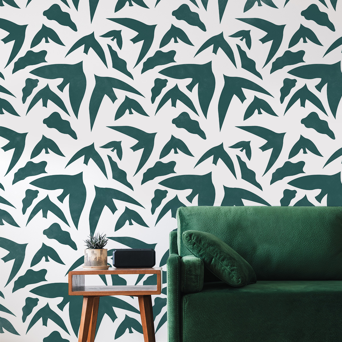 Papier peint panoramique birds 255 x 250 vert Papier peint panoramique birds 255 x 250 vert