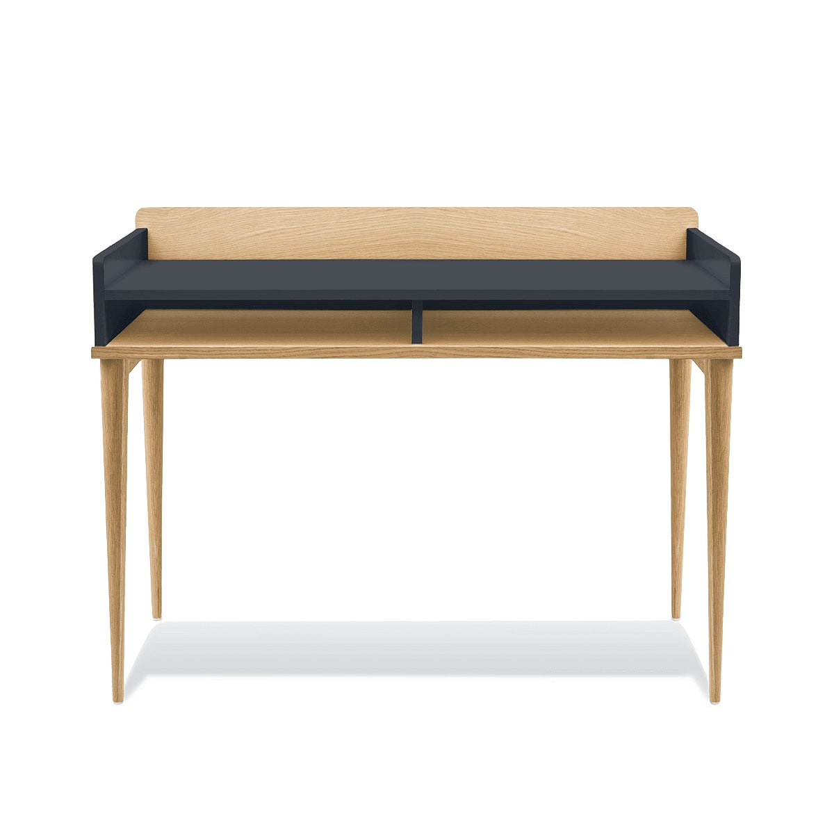 Bureau gris anthracite chene naturel Bureau gris anthracite chene naturel