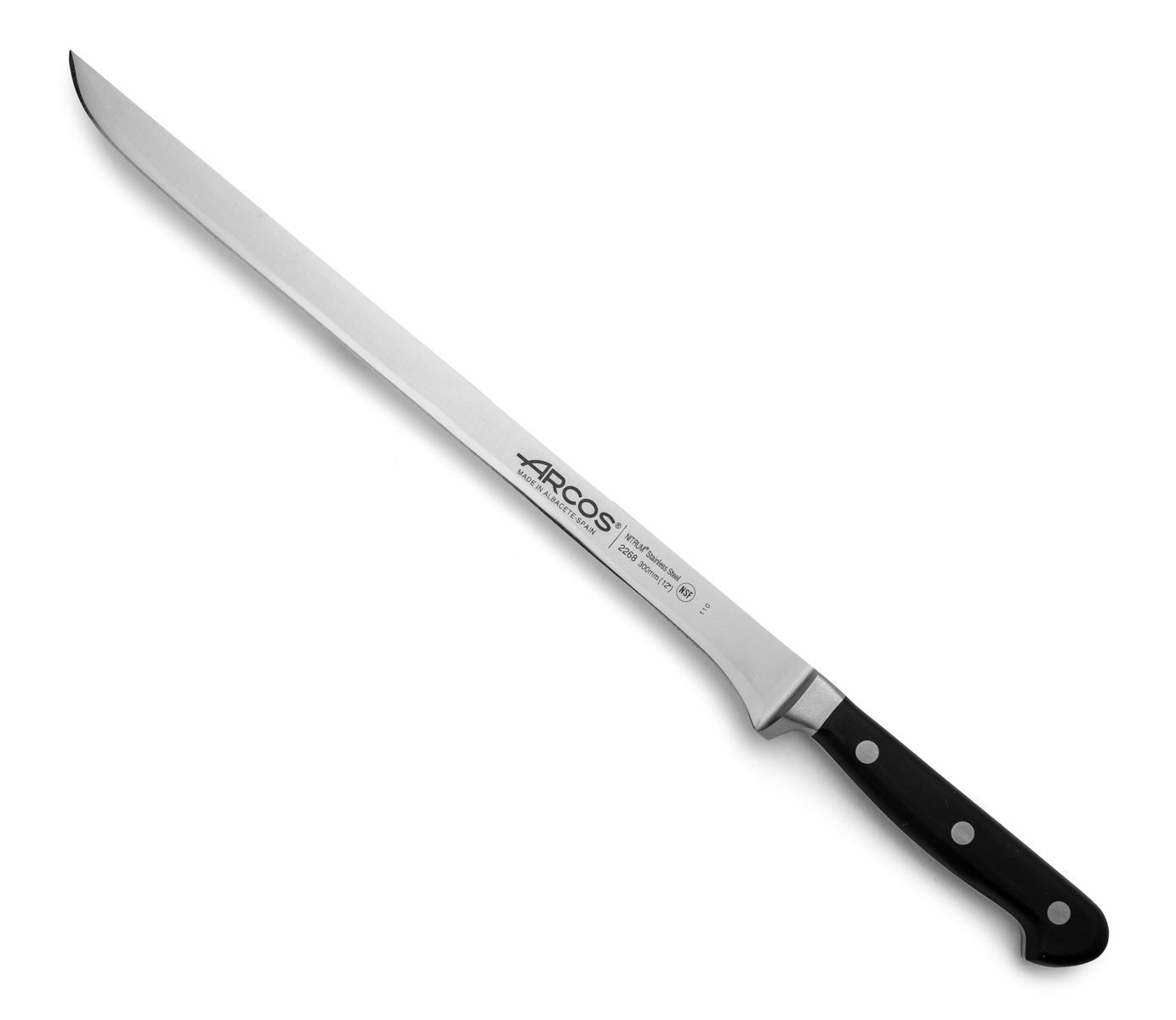 Arcos Cuchillo jamonero acero inoxidable forjado