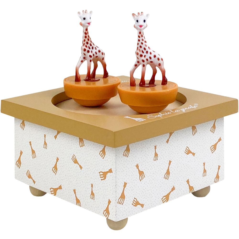 Boîte à musique magnétique Sophie la girafe caramel