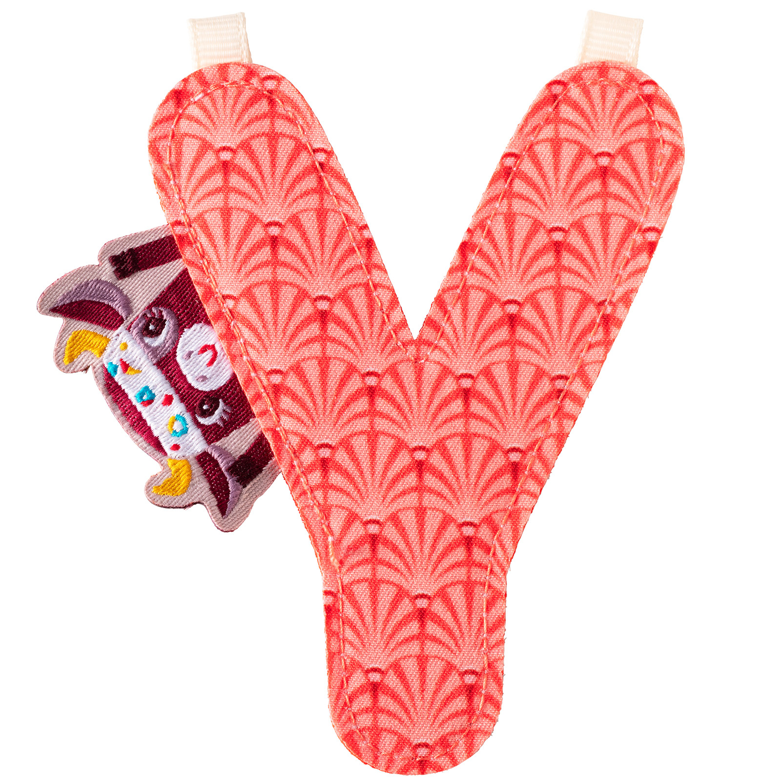 Lettre Y Rose 11 cm