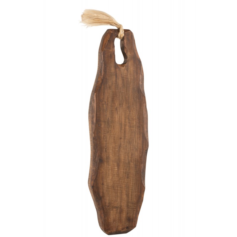Planche à découper irrégulière longue bois de manguier naturel H63cm Planche à découper irrégulière longue bois de manguier naturel H63cm
