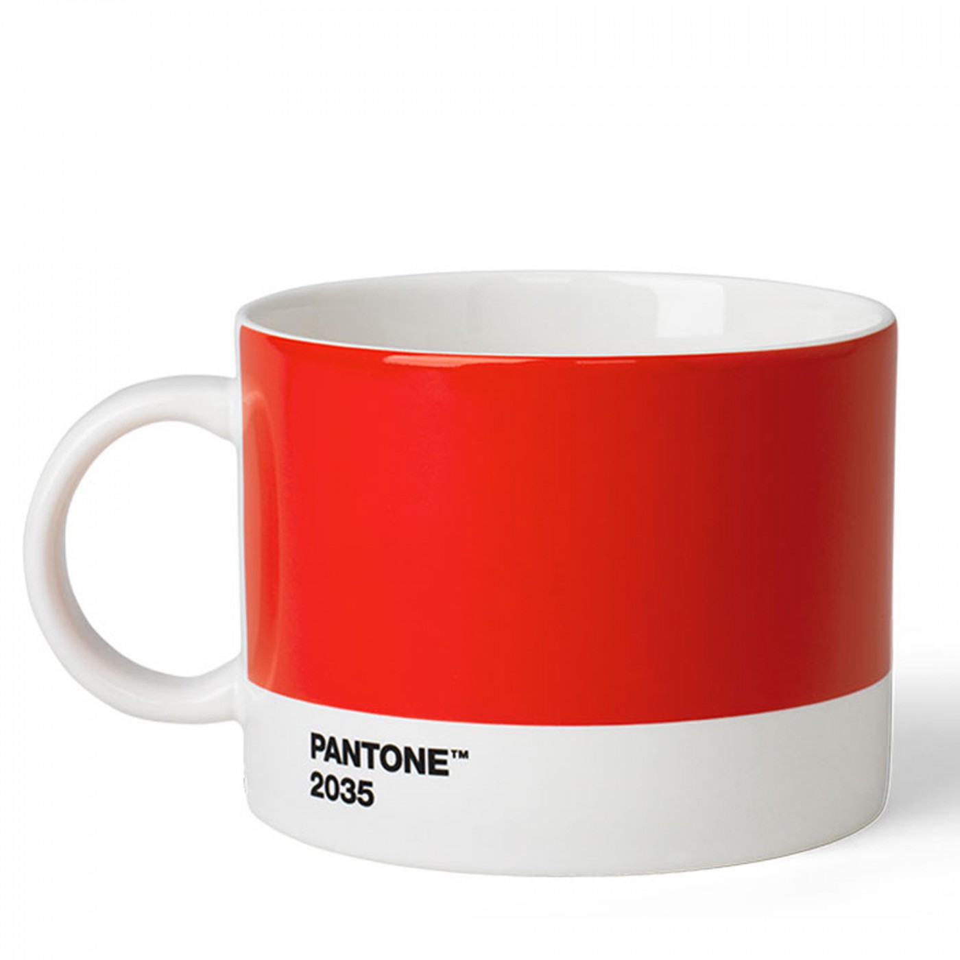 Tasse à thé Pantone rouge