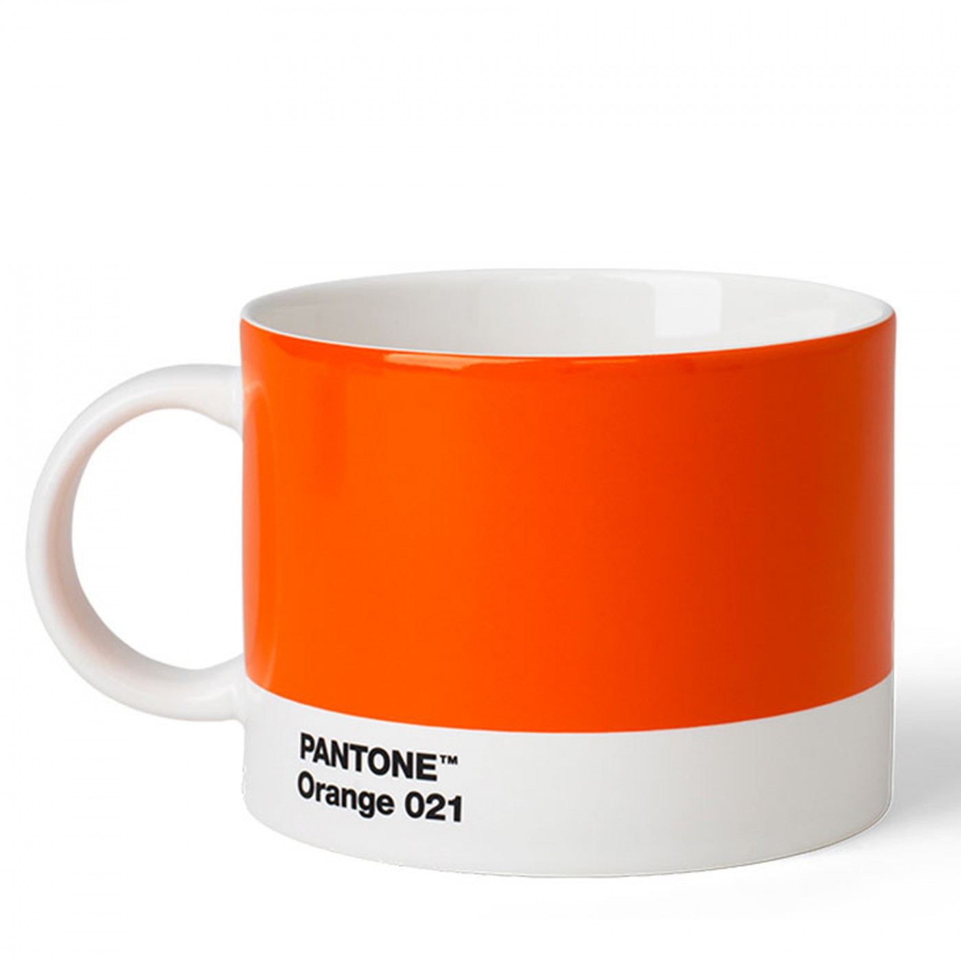Tasse à thé Pantone orange