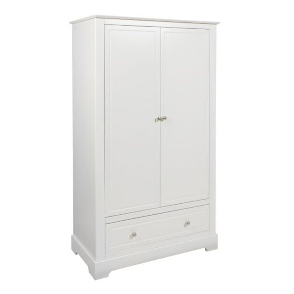 Armoire 2 portes 1 tiroir blanc Armoire 2 portes 1 tiroir blanc