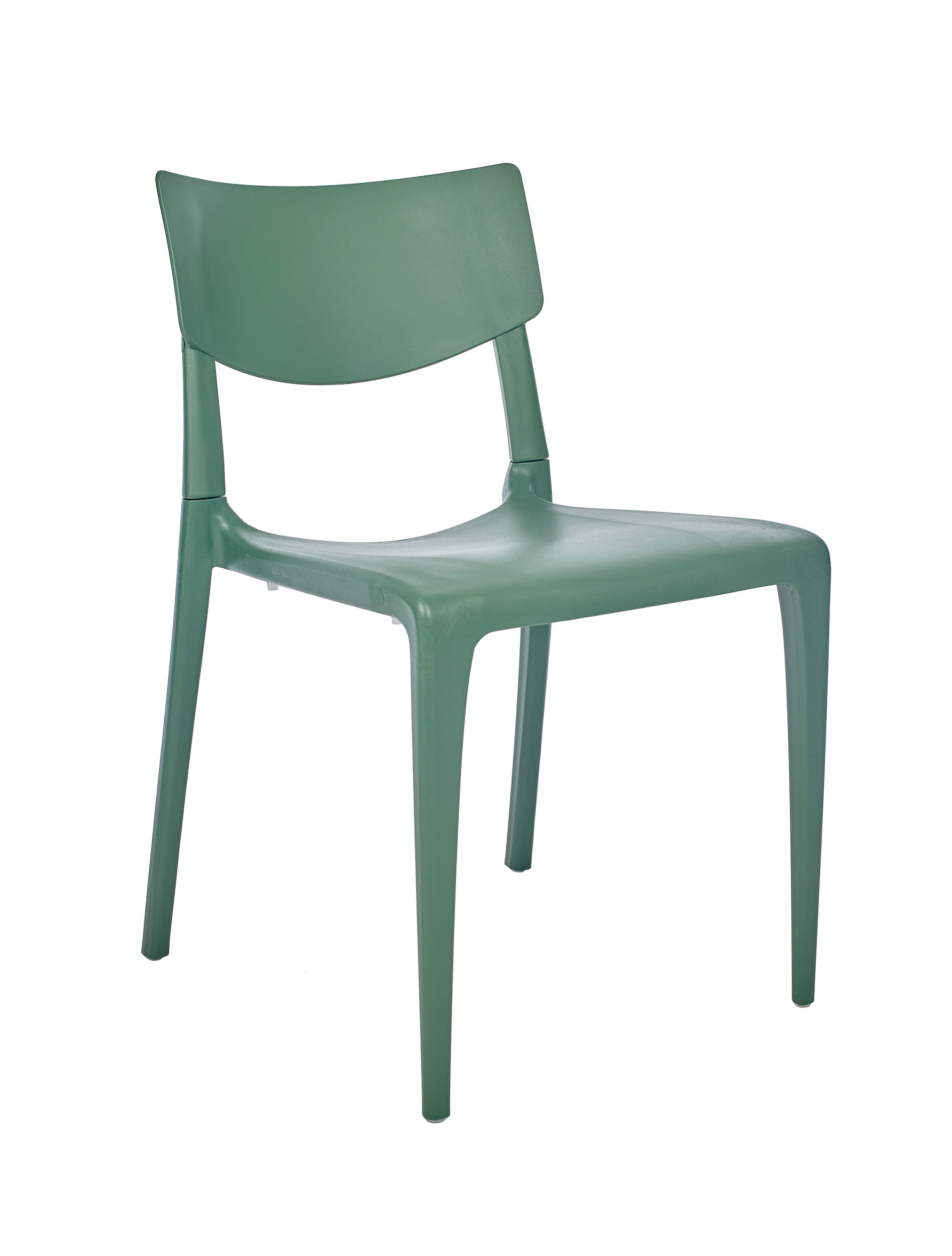 Chaise de jardin empilable en polypropylène renforcé vert