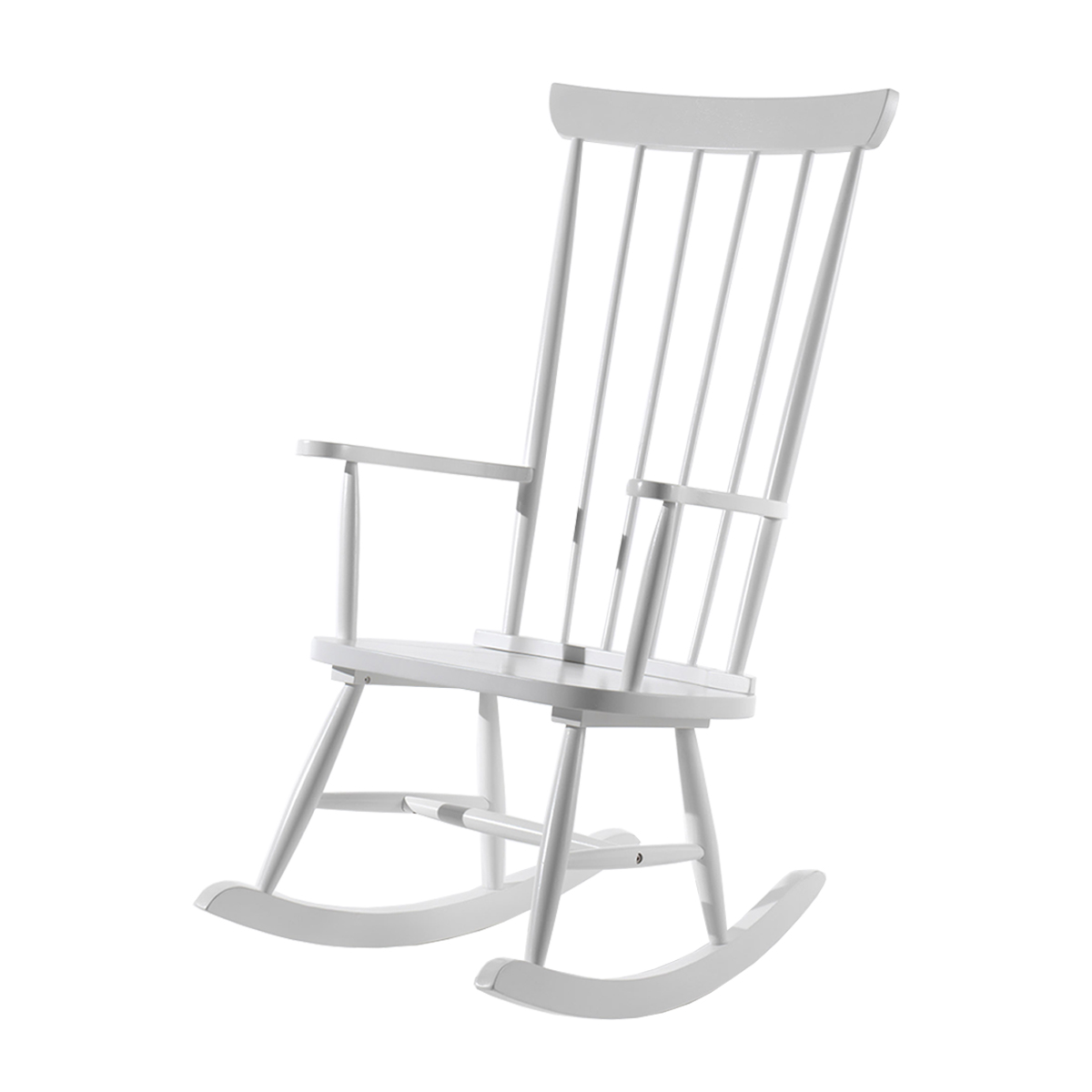 Chaise à bascule blanc