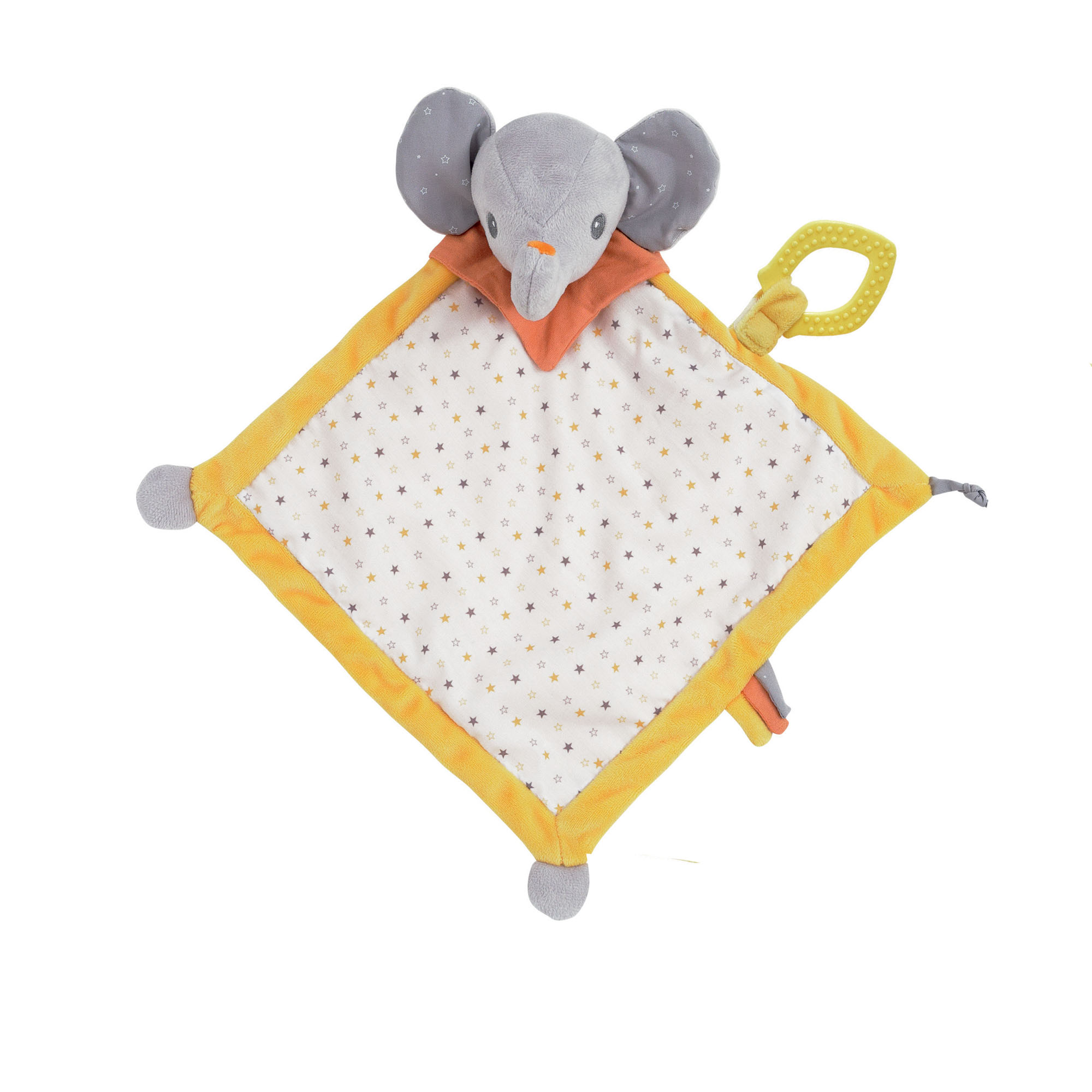 Doudou bébé Jaune Velours Doudou bébé Jaune Velours