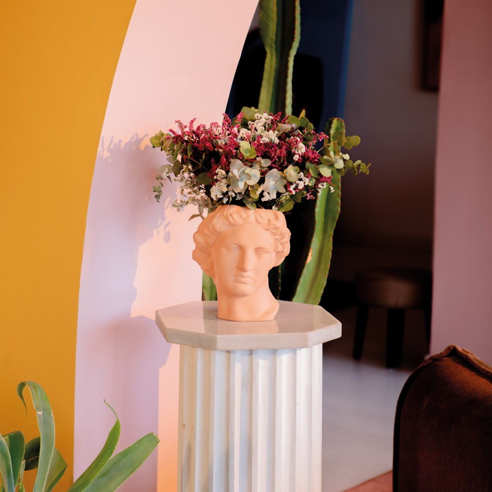 Vase cache pot Apollo beige