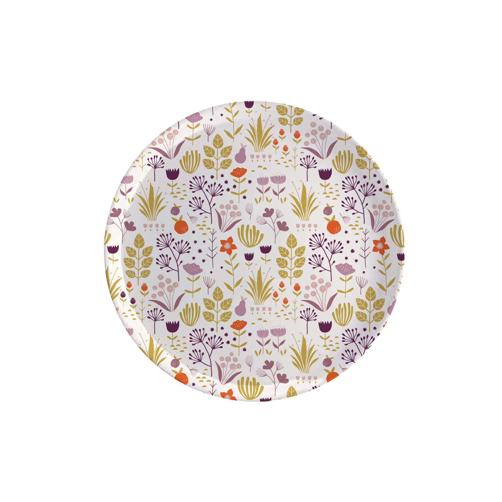 Grand plateau rond en bois jardin partage Grand plateau rond en bois jardin partage
