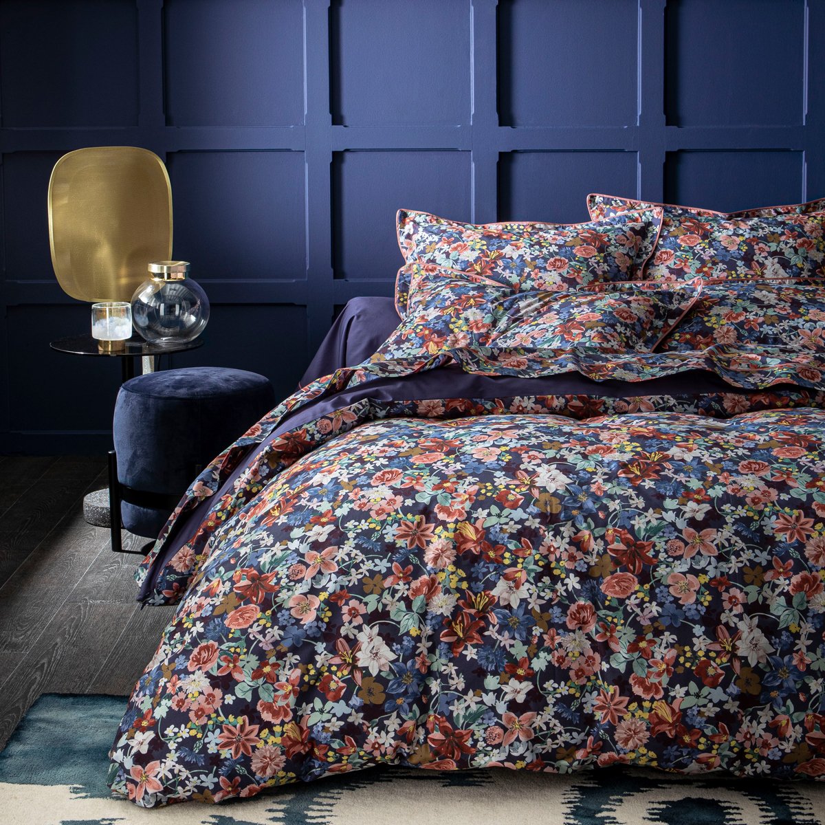 Housse de couette coton 200x200 cm violet Housse de couette coton 200x200 cm violet