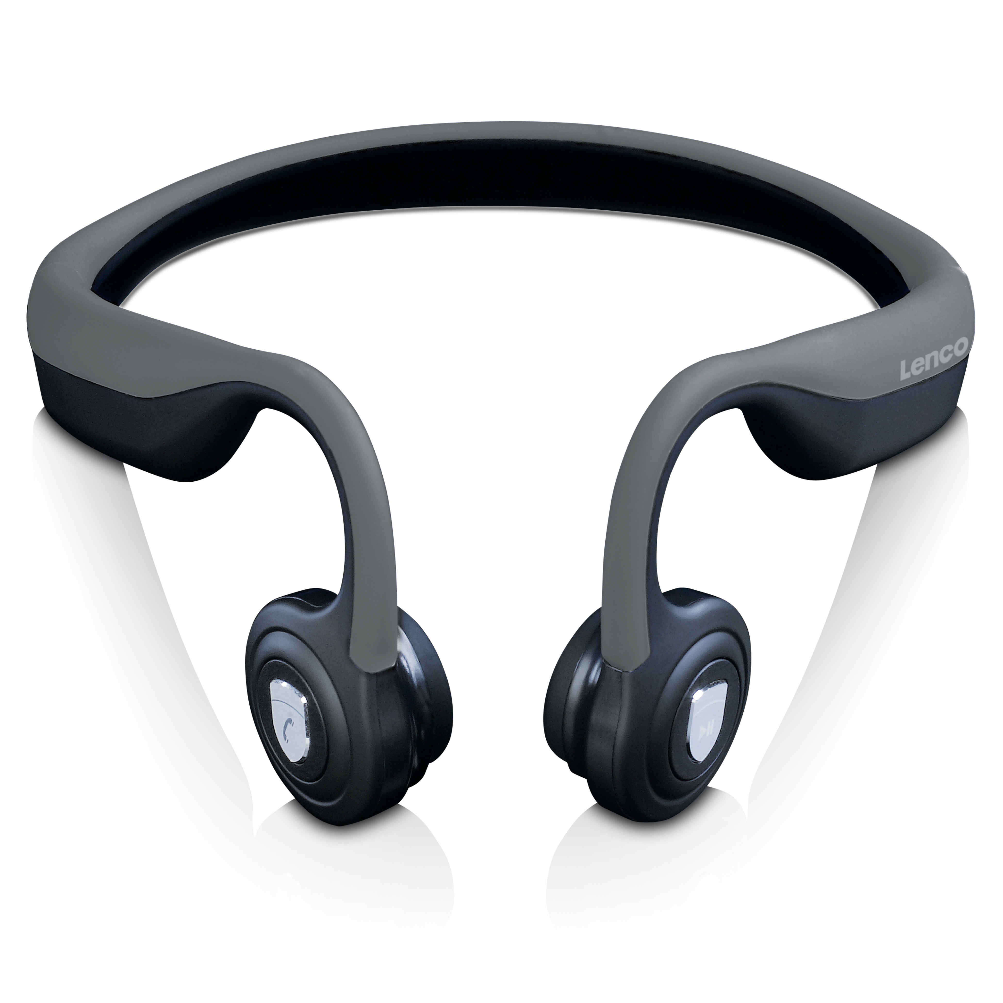 Casque bluetooth à conduction osseuse noir Casque bluetooth à conduction osseuse noir