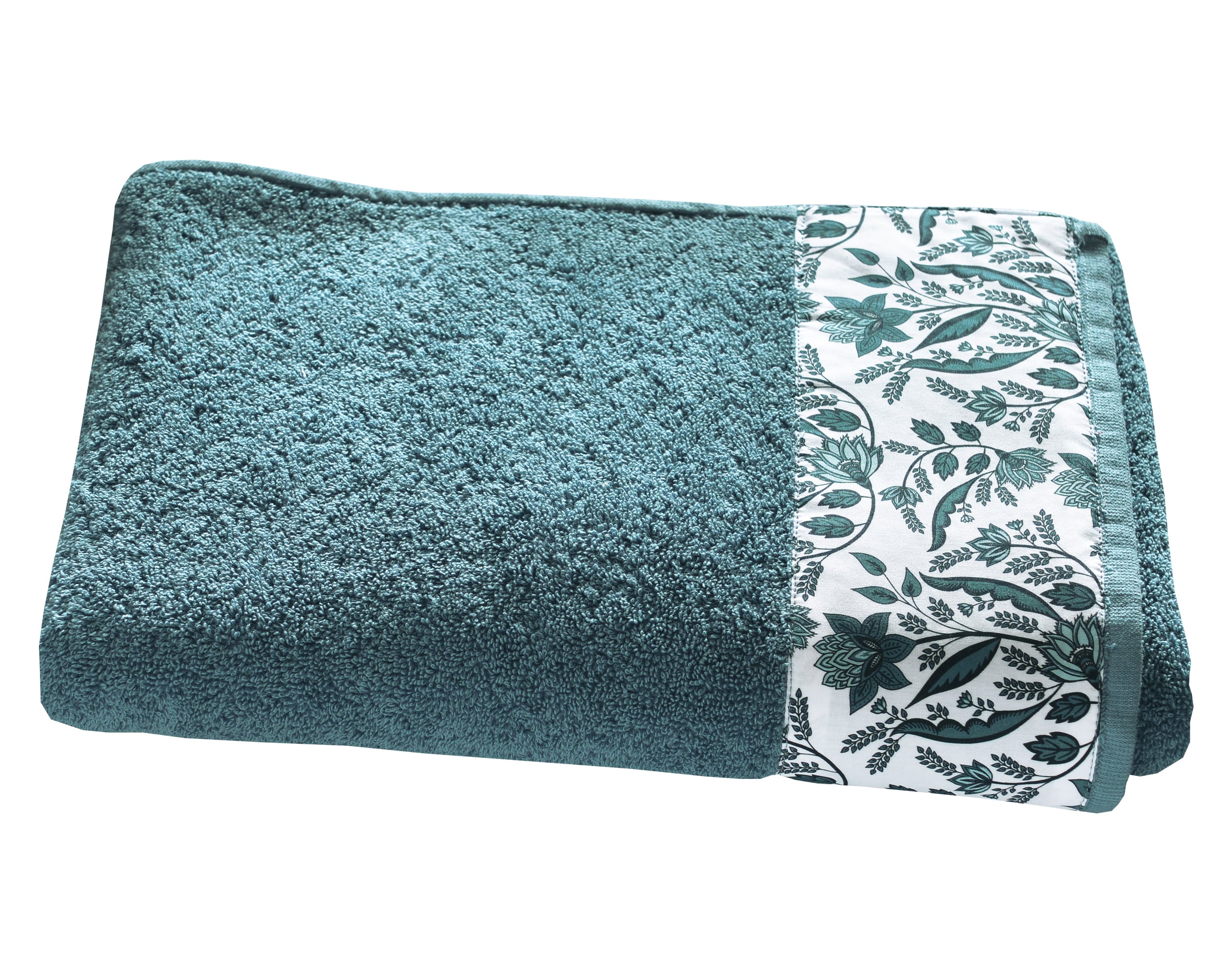 Serviette de toilette bleue 50x100 en coton Serviette de toilette bleue 50x100 en coton